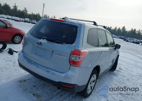 2016 Subaru Forester 2.5I from USA, damaged, VIN JF2SJAAC5GG549796